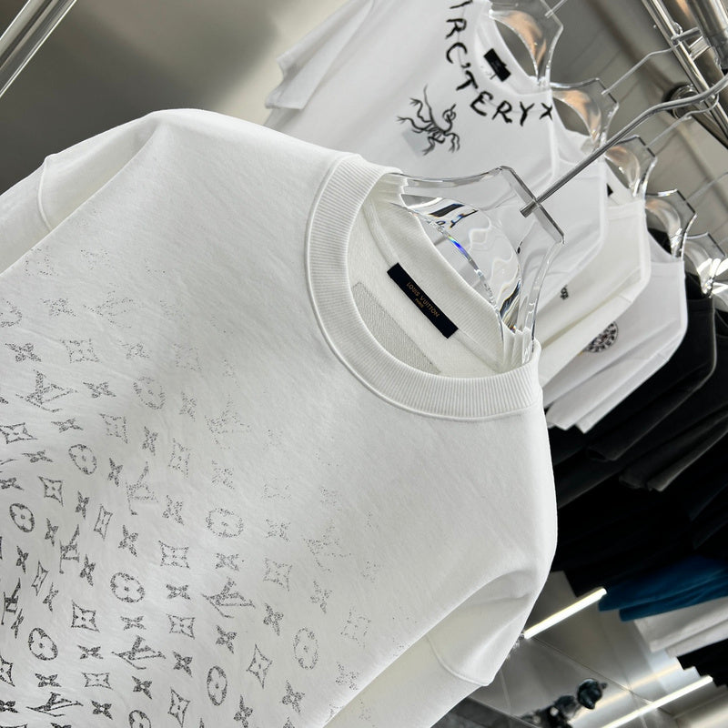 Full styled look of Louis Vuitton luxury clothing with contemporary cut