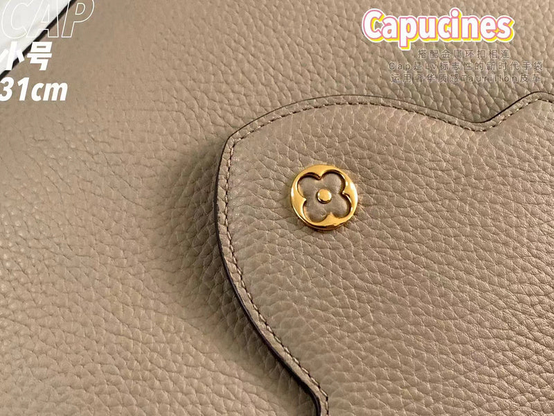 Front view of classic polished women's handbag – women's everyday handbag