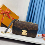 Side profile of premium structured women's handbag – women's luxury handbag