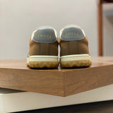 Gucci all-black luxury sneakers view 5 heritage-inspired look
