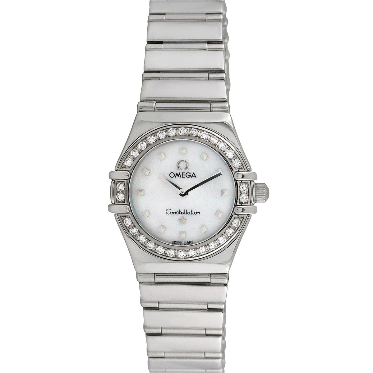 Side view of Omega women's watch