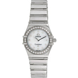 Side view of Omega women's watch