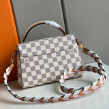 Top view of elevated structured women's handbag – women's everyday handbag