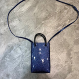 Classic Faux Leather Handbag - Polished Finish | Women's Everyday Carry Handbag #1060 - close-up detail shot (image 3) of designer-inspired handbag