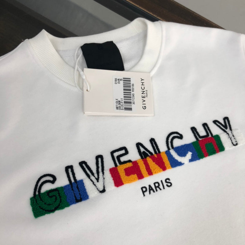 Full styled look of Givenchy luxury clothing with relaxed-fit cut