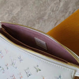 Top view of structured premium women's handbag – women's designer-style accessory