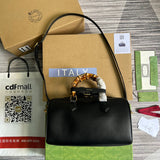 Front view of chic sleek women's handbag – women's luxury handbag