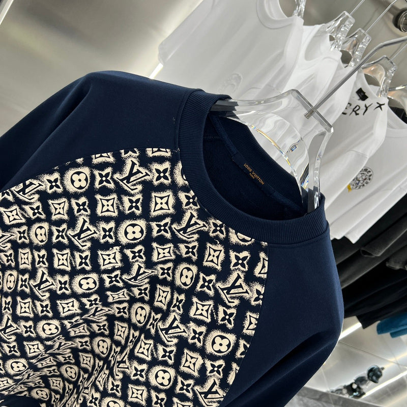 Full styled look of Louis Vuitton luxury clothing with relaxed-fit cut
