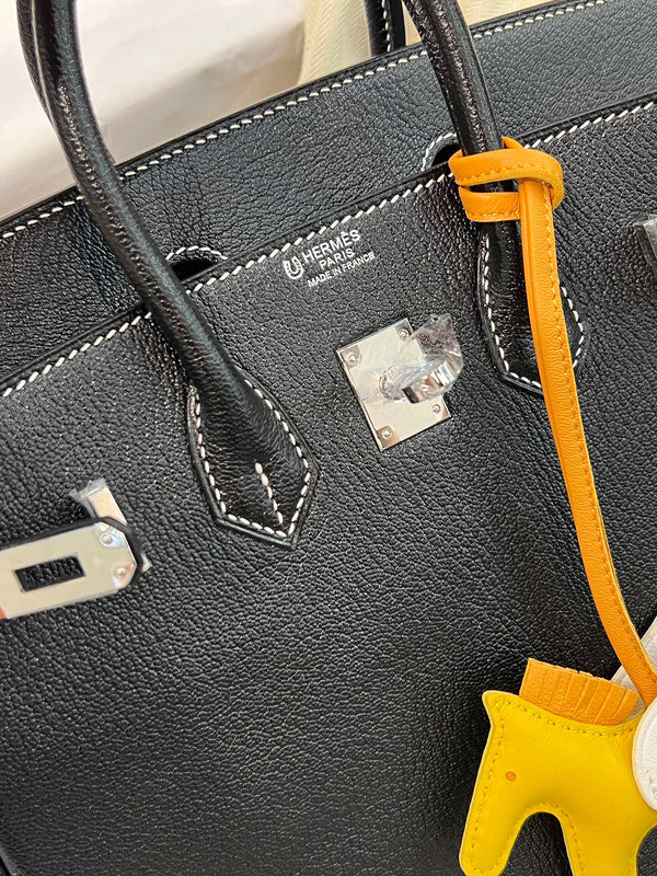 Close-up detail of refined bag design