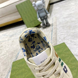 Gucci sneakers detailed view showing premium designer craftsmanship