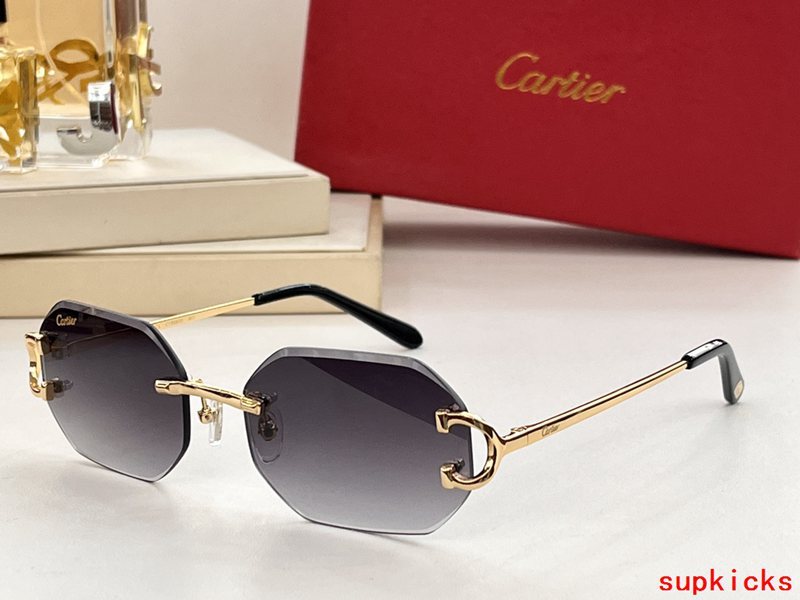 Lifestyle view of Cartier unisex sunglasses