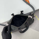 Front view of elevated modern women's handbag – women's designer-style accessory