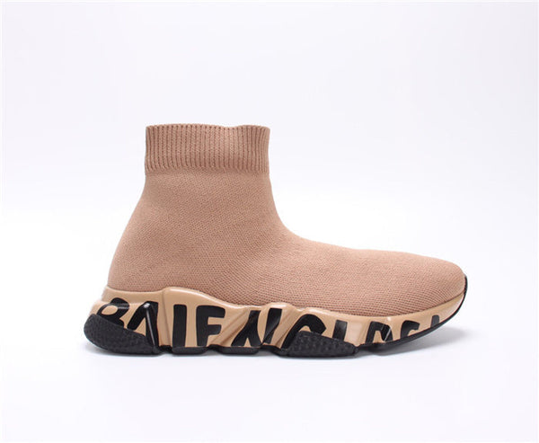 Balenciaga Chocolate Brown Ankle Strap Heels - Angled View