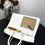  structured satchel detail view showing craftsmanship 8