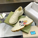 Gucci muted earth tones luxury sneakers view 7 heritage-inspired look