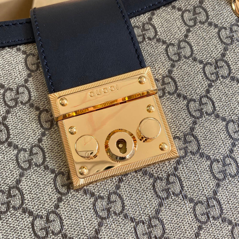 Back view of refined elevated women's handbag – women's statement bag