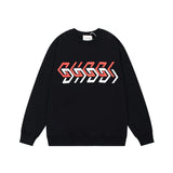 Front view of Gucci luxury clothing with relaxed-fit cut