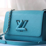 Handle and strap detail of modern premium women's handbag – women's luxury handbag
