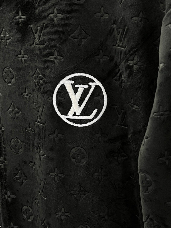 Full styled look of Louis Vuitton luxury clothing with streetwear-inspired cut