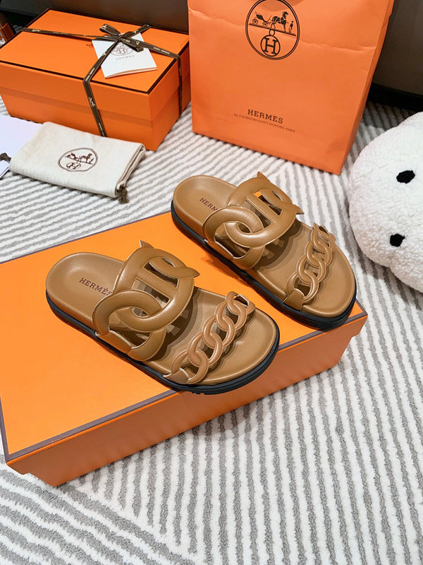 Hermes sandals Style 212 - angled studio shot