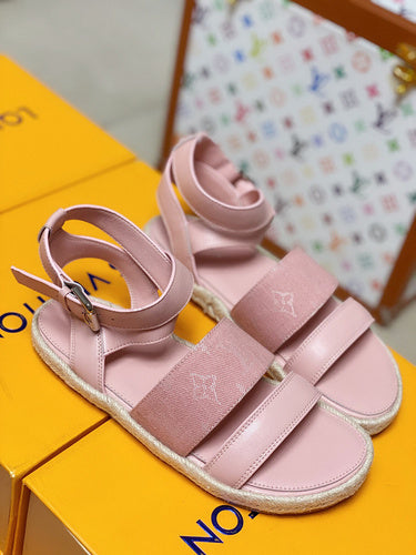 Louis Vuitton luxury shoes detail shot