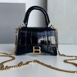Zivas Charm Modern Minimalist Look Statement Handbag (Considered Detail & Form) – Angled View