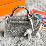  Statement shoulder bag carried on shoulder