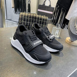 Modern Faux Leather Shoes - Smooth Faux-Leather Finish | Women's Everyday Fashion Shoes #1210 - hardware and detail close-up (image 5) of designer-inspired shoes