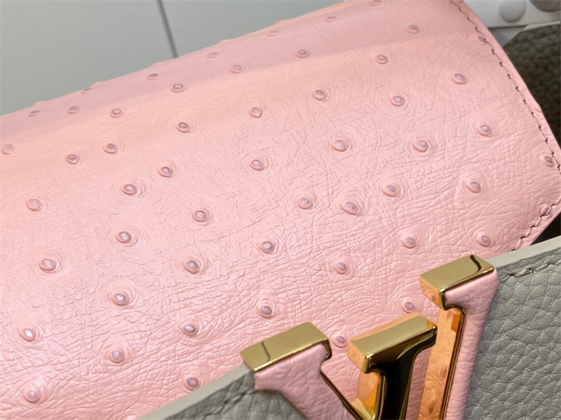  Tailored top-handle bag carried on shoulder