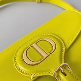 Front view of statement sleek women's handbag – women's designer-style accessory