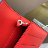 Classic Vegan Leather Handbag - Refined Silhouette | Women's Designer-Inspired Purse #1676 - hardware and detail close-up (image 5) of designer-inspired handbag