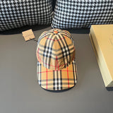 Side view of Burberry unisex cap