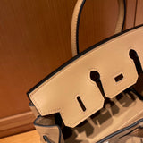 Side view of smart structured handbag
