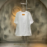 Side profile of Louis Vuitton cotton t-shirt with runway-inspired design