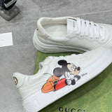 Gucci all-black luxury sneakers view 5 heritage-inspired look