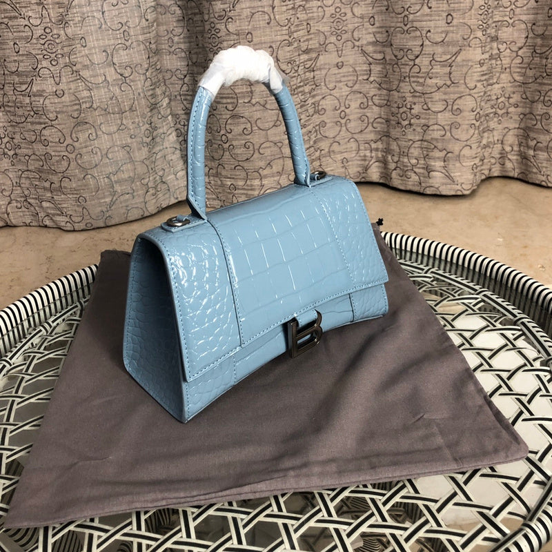 Top view of polished classic women's handbag – women's luxury accessory