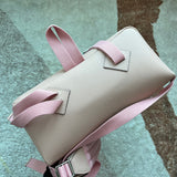 Handle and strap detail of everyday-luxe premium women's handbag – women's everyday handbag