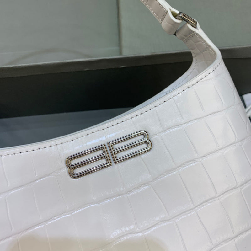 Chic Vegan Leather Handbag - Modern Structured Build | Women's Everyday Carry Handbag #393 - interior view (image 6) of designer-inspired handbag