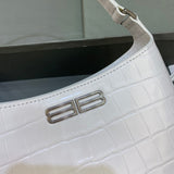 Chic Vegan Leather Handbag - Modern Structured Build | Women's Everyday Carry Handbag #393 - interior view (image 6) of designer-inspired handbag