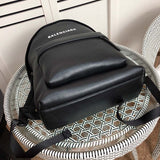 Back view of refined structured women's handbag – women's everyday handbag