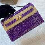 Close-up detail of curated bag design