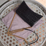 Interior view of structured modern women's handbag – women's luxury accessory