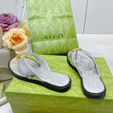 Gucci clean off-white luxury sneakers view 7 bold athletic profile