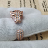 Close-up detail view of Cartier unisex jewelry piece