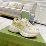 Gucci fresh white-and-black luxury sneakers view 11 streetwear statement look
