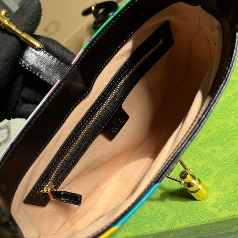 Interior view of statement everyday-luxe women's handbag – women's statement bag