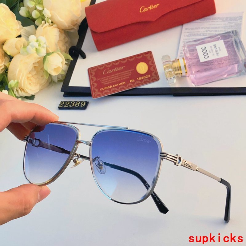 Lifestyle view of Cartier unisex sunglasses