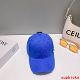 Close-up detail view of Louis Vuitton unisex cap