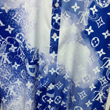 Full styled look of Louis Vuitton cotton t-shirt with signature branding