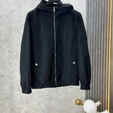 Front view of Louis Vuitton luxury clothing with label-forward styling